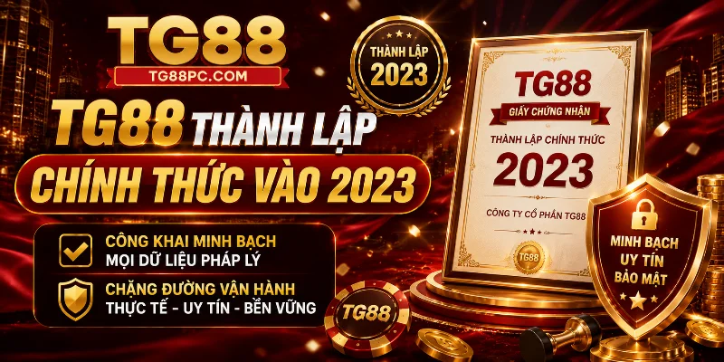 Mốc thành lập chính thức của nhà cái vào năm 2023